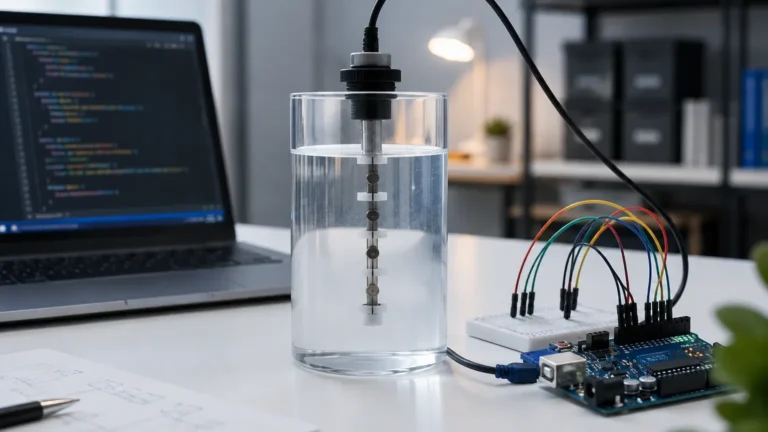 Level Sensor Arduino visual guide