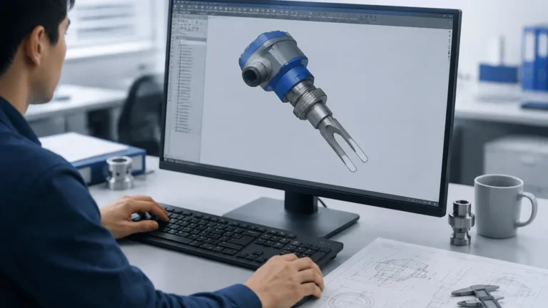 Level Switch 3d Cad visual guide