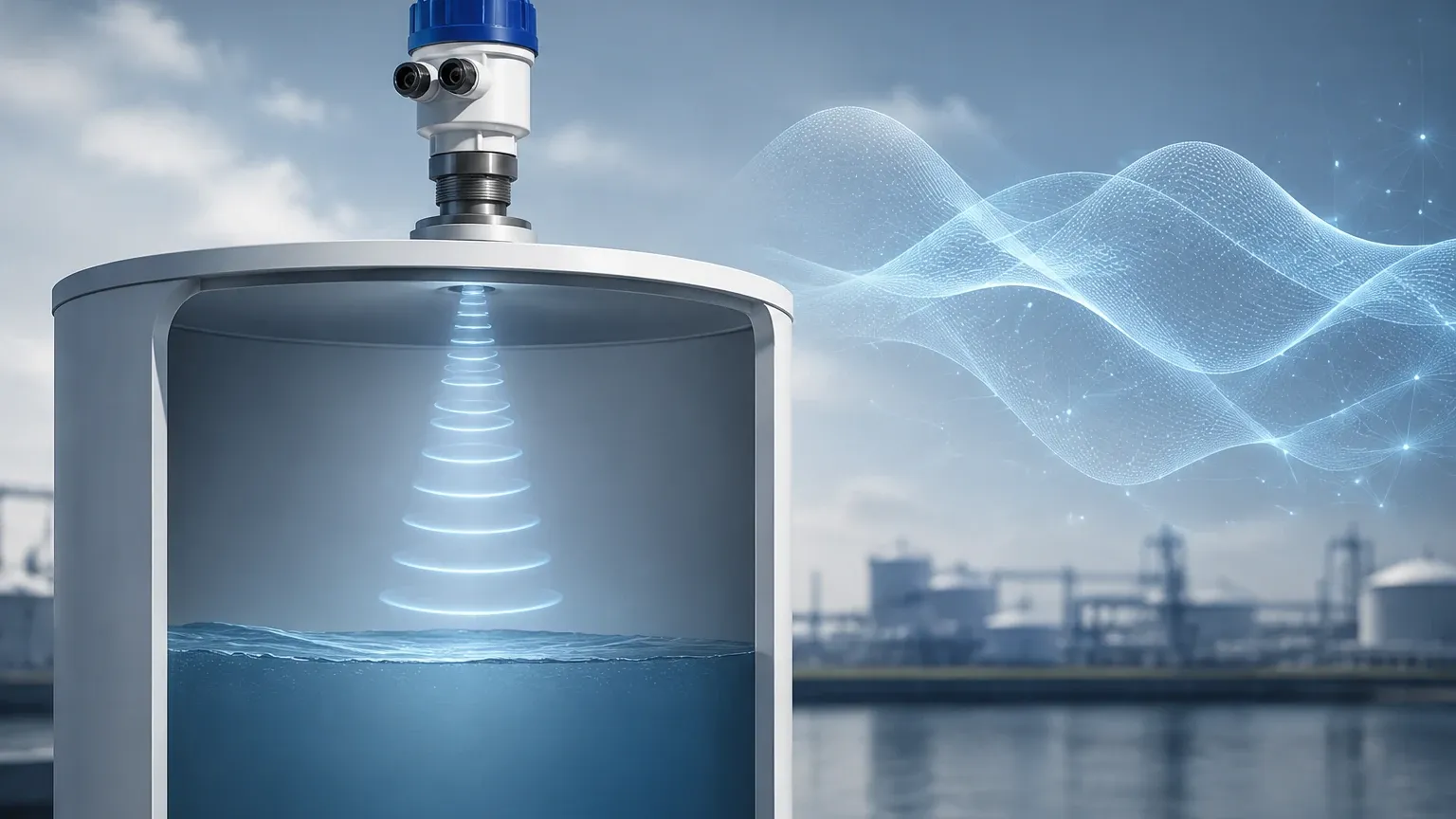 Level Transmitter Ultrasonic visual guide