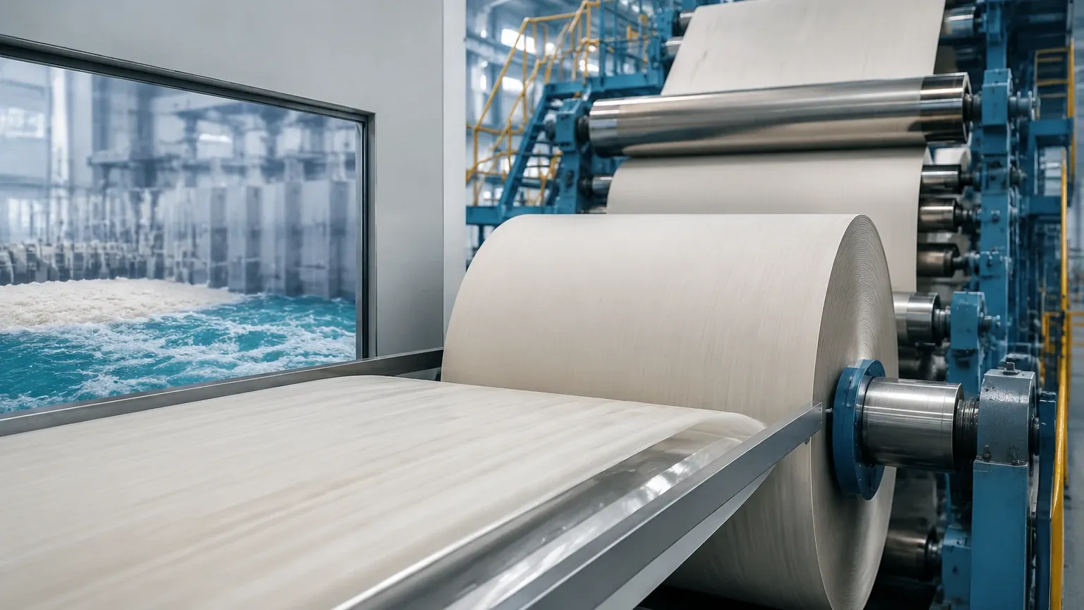 Machine Direction Control for Pulp visual guide