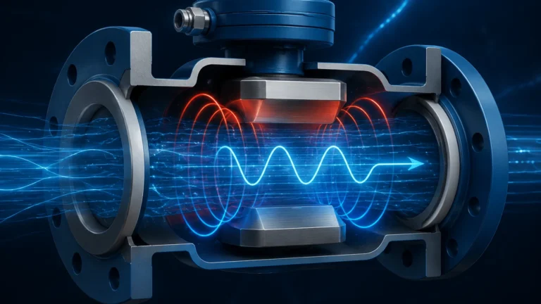 Magnetic Flow Meter Working Principle visual guide