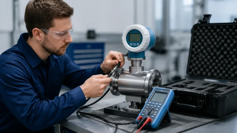 Mass Flow Meter Calibration visual guide