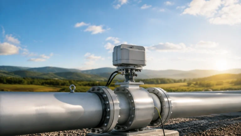 Natural Gas Flow Sensor visual guide