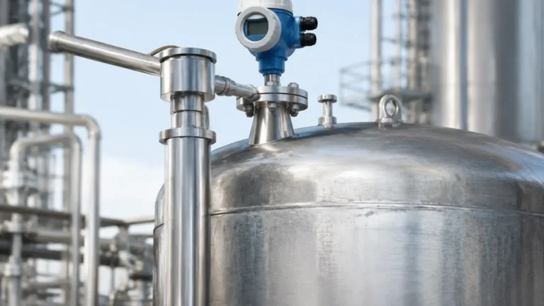Non Contact Radar Level Transmitter with Stilling Well industrial level measurement guide