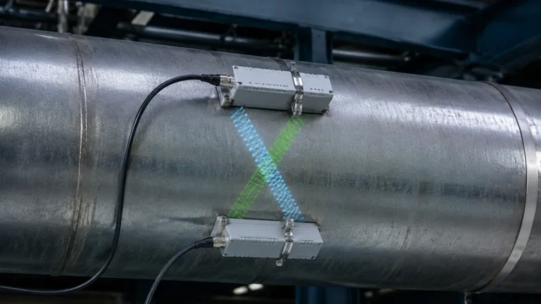 Non Intrusive Ultrasonic Flow Meter visual guide