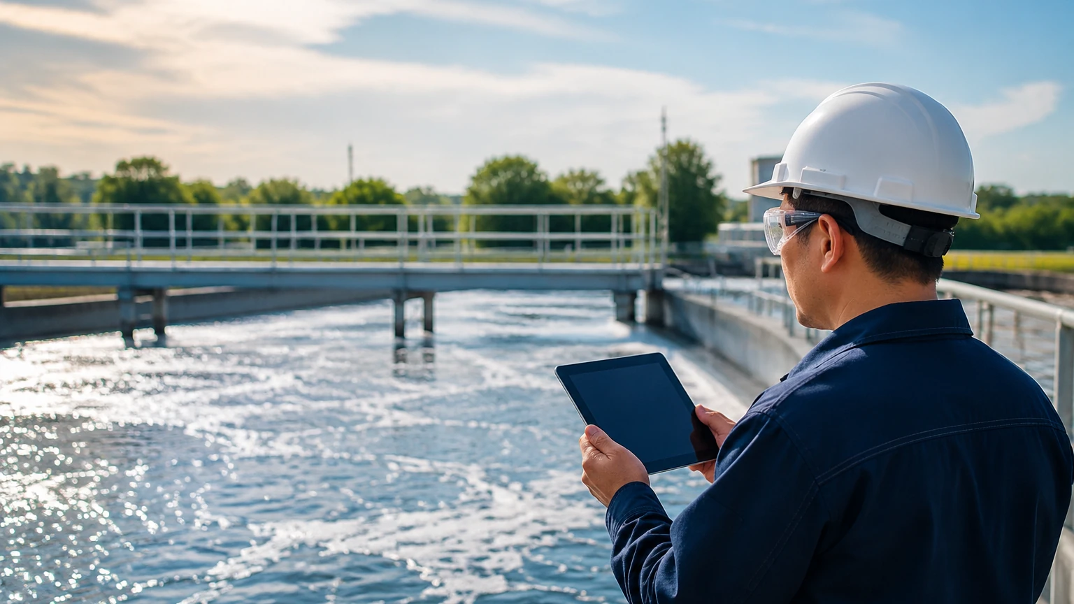 Online Water Quality Monitoring visual guide