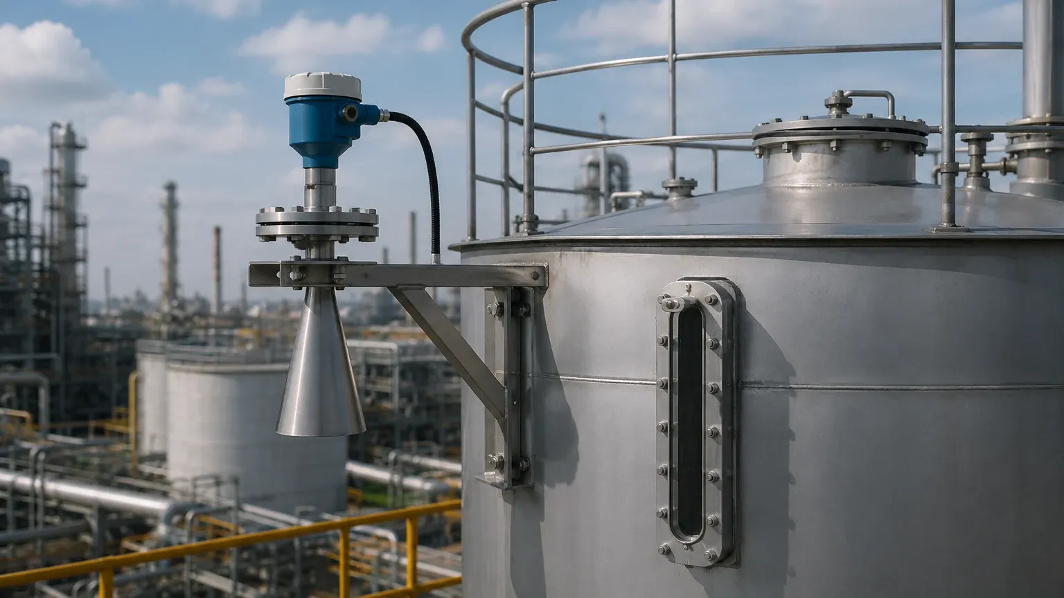 Open Path Radar Level Transmitter industrial level measurement guide