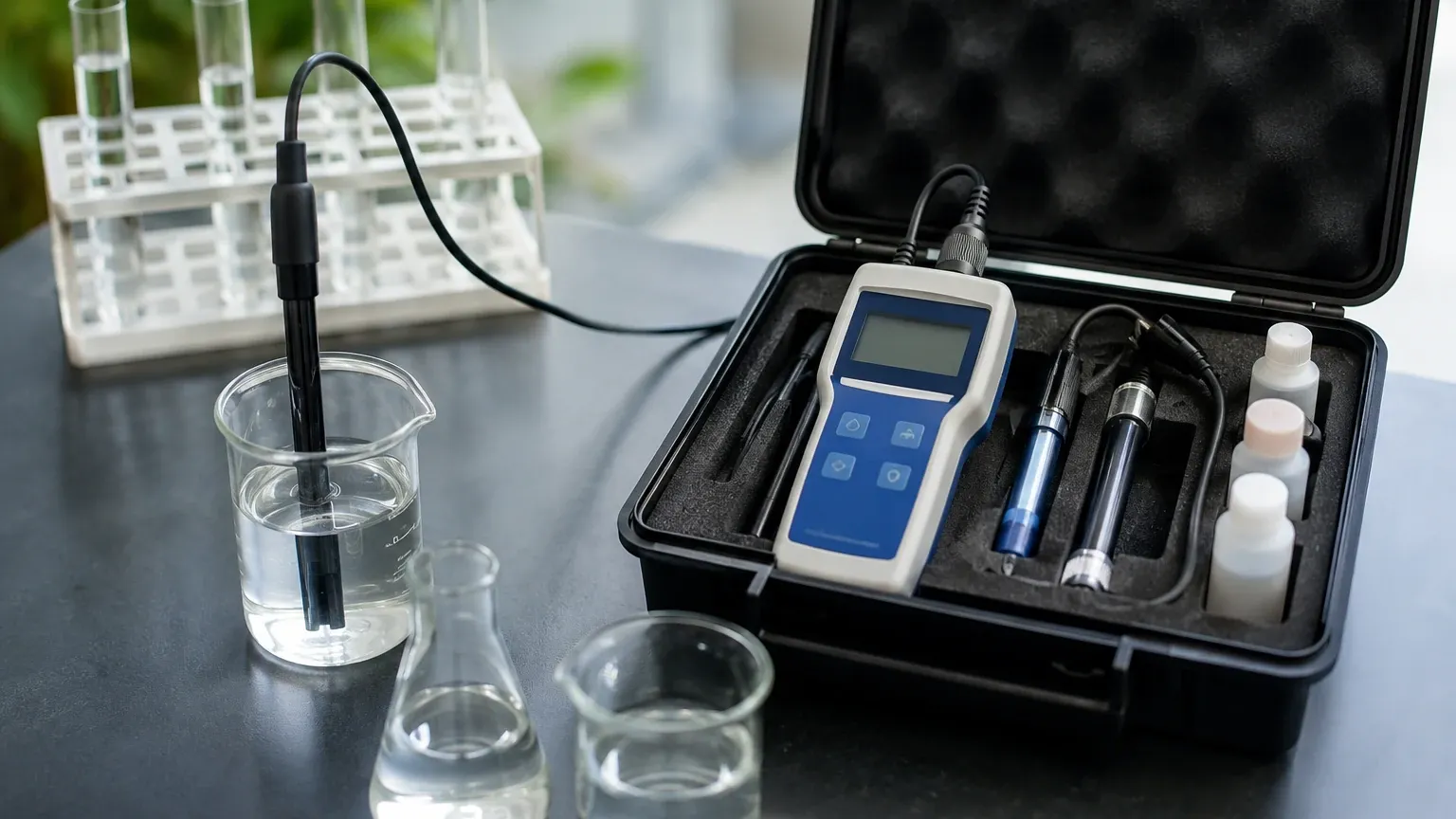 Portable Ph and Conductivity Meter Portable Ph and Conductivity Meter visual guide