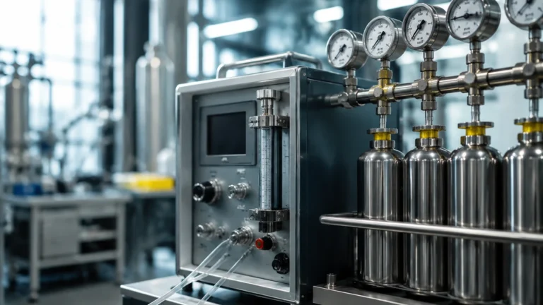 Pressure Gas Analyzer visual guide