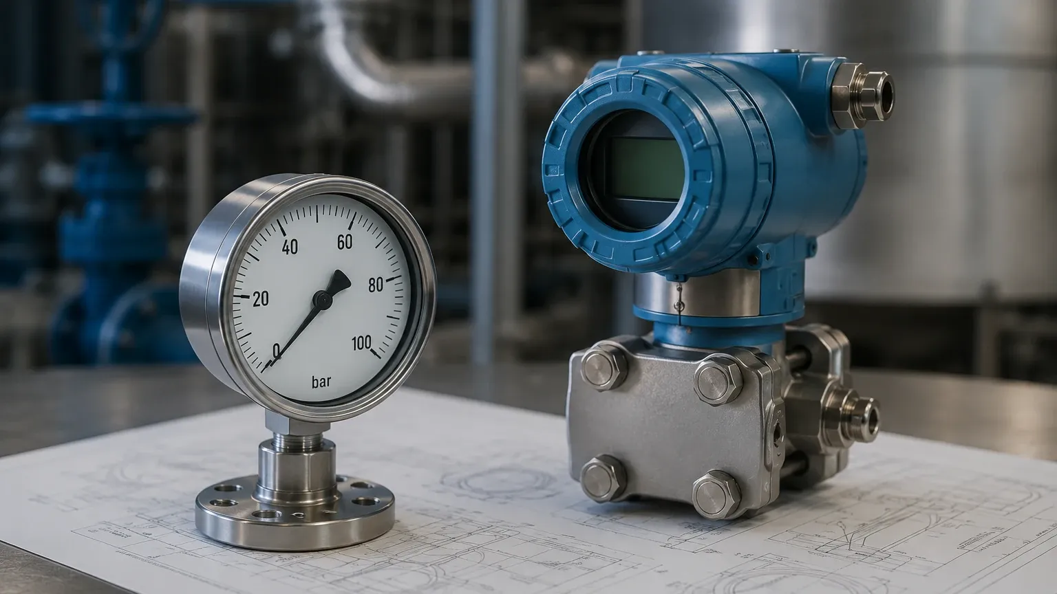Pressure Gauge and Transmitter visual guide