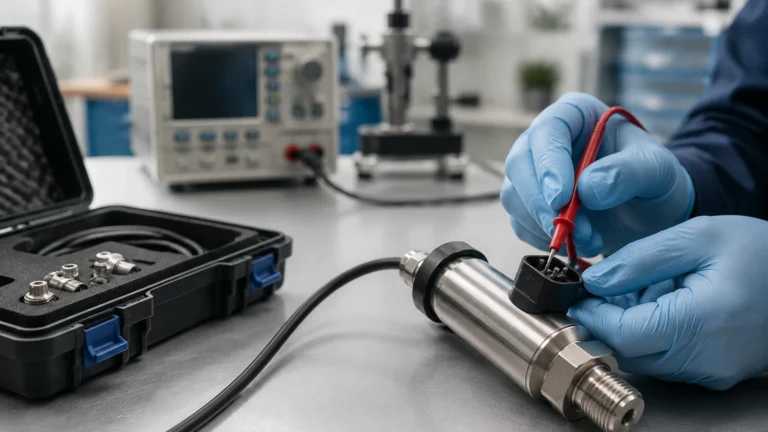 Pressure Transducer Calibration visual guide