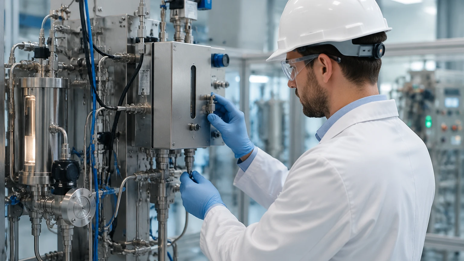 Process Hydrogen Analyzer visual guide