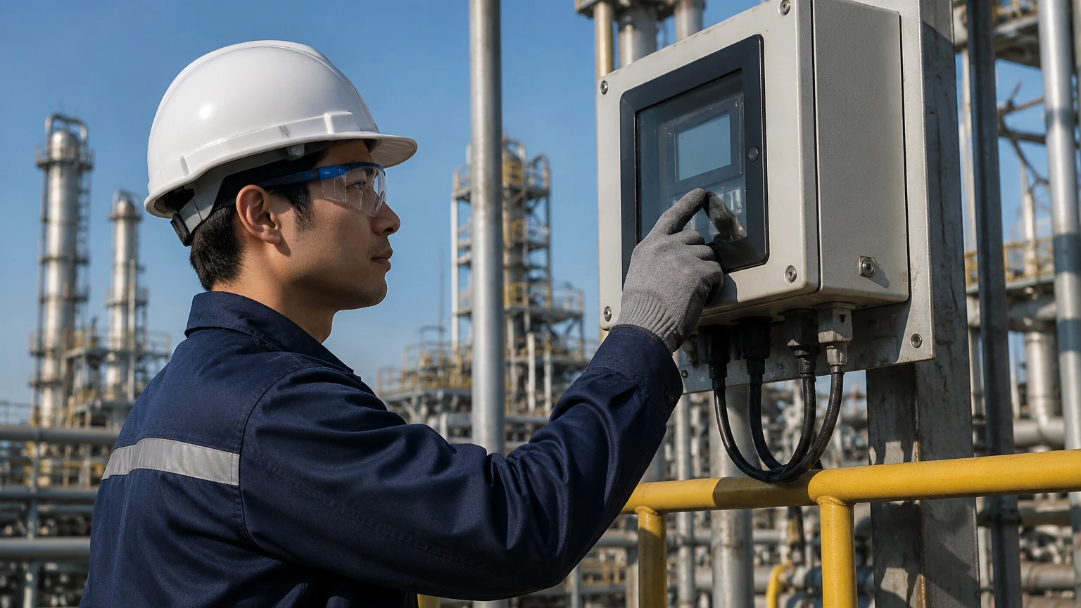Process Oxygen Analyzer visual guide