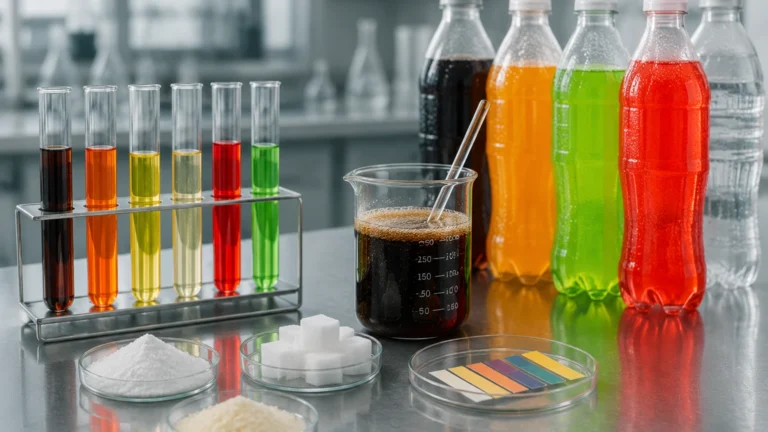 Quality Control Tests for Soft Drinks visual guide