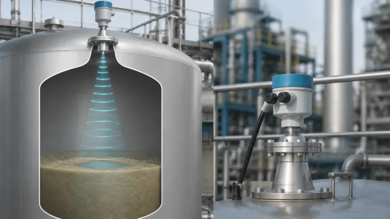 Radar Level Sensor Diagram industrial level measurement guide