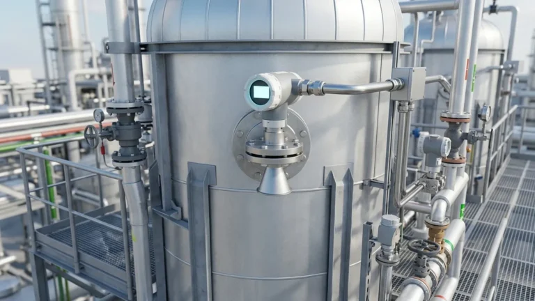 Radar Level Transmitter Animation industrial level measurement guide