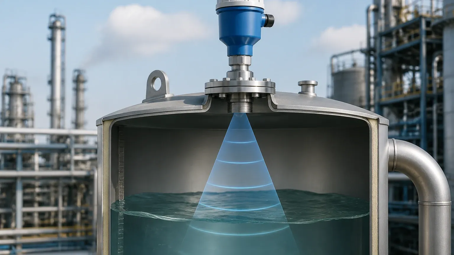 Radar Level Transmitter Use the Following Principle to Measure Level industrial level measurement guide