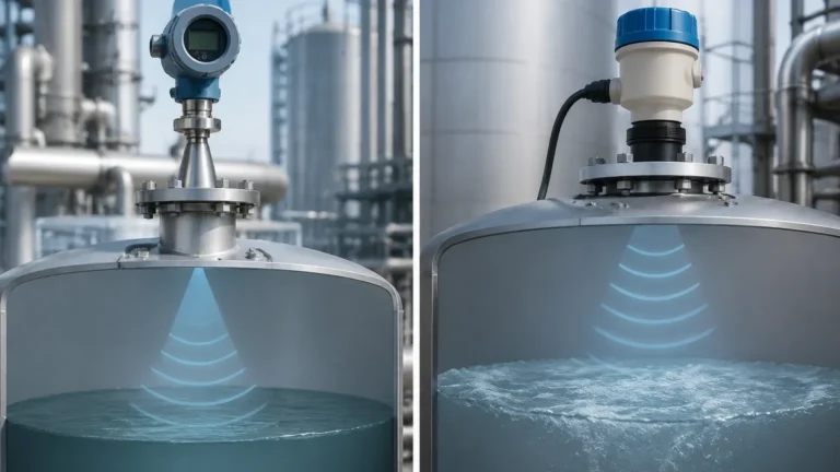 Radar Level Transmitter vs Ultrasonic industrial level measurement guide