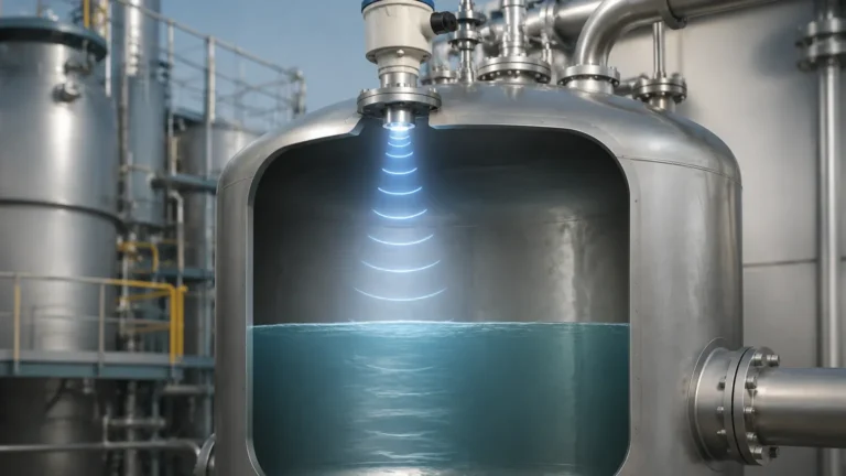 Radar Level Transmitter Working Principle Animation industrial level measurement guide