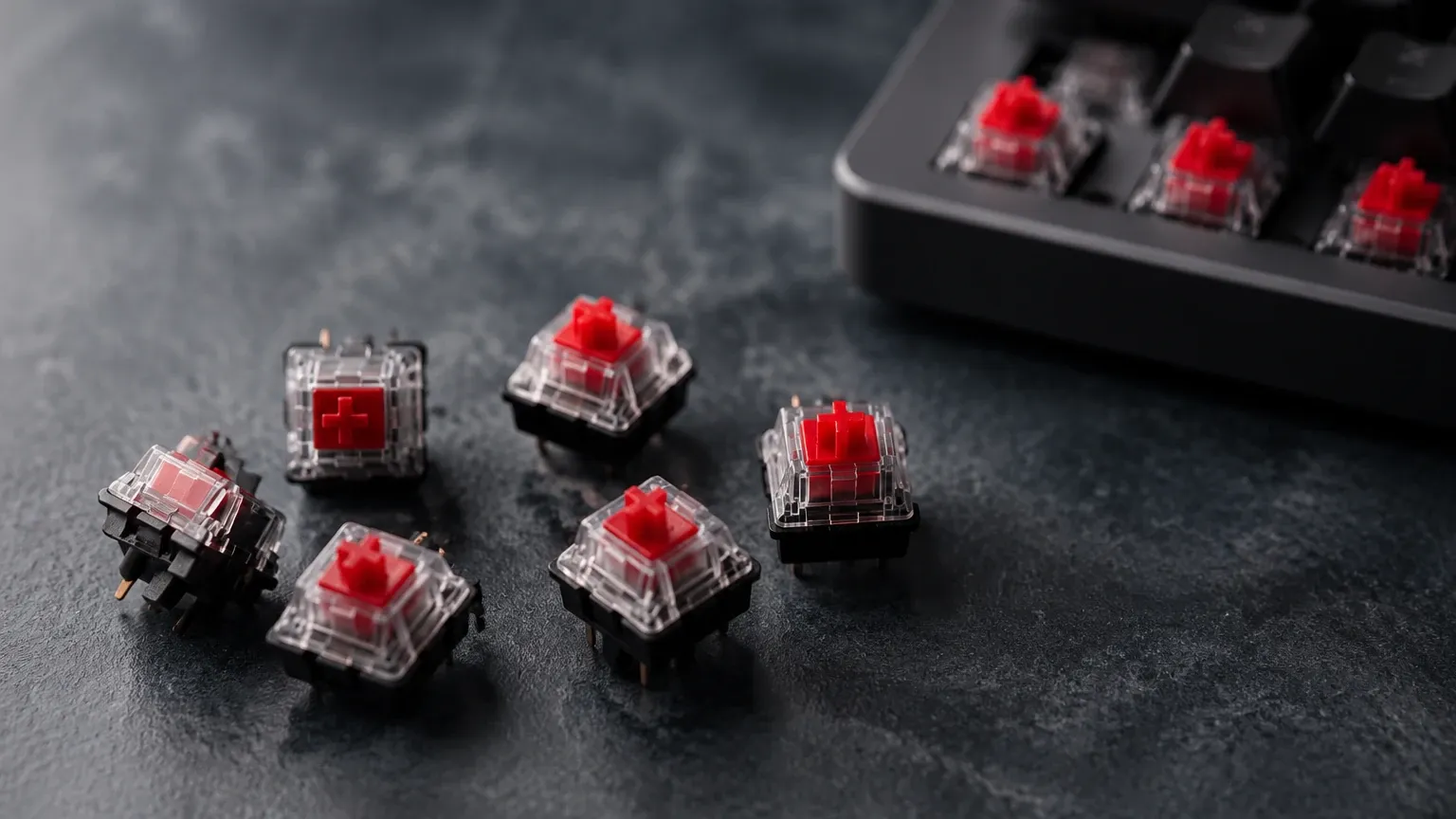 Red Switches Noise Level visual guide
