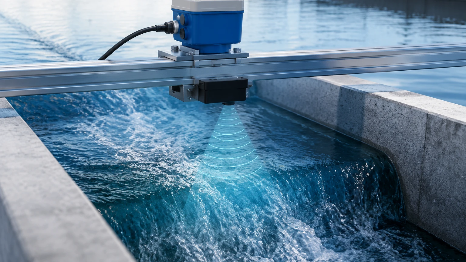 Ultrasonic Flow Rate Sensor visual guide