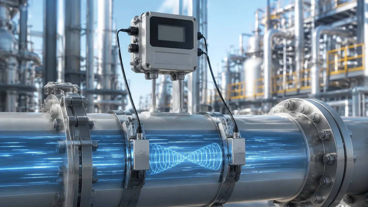 Ultrasonic Gas Flow Meter visual guide