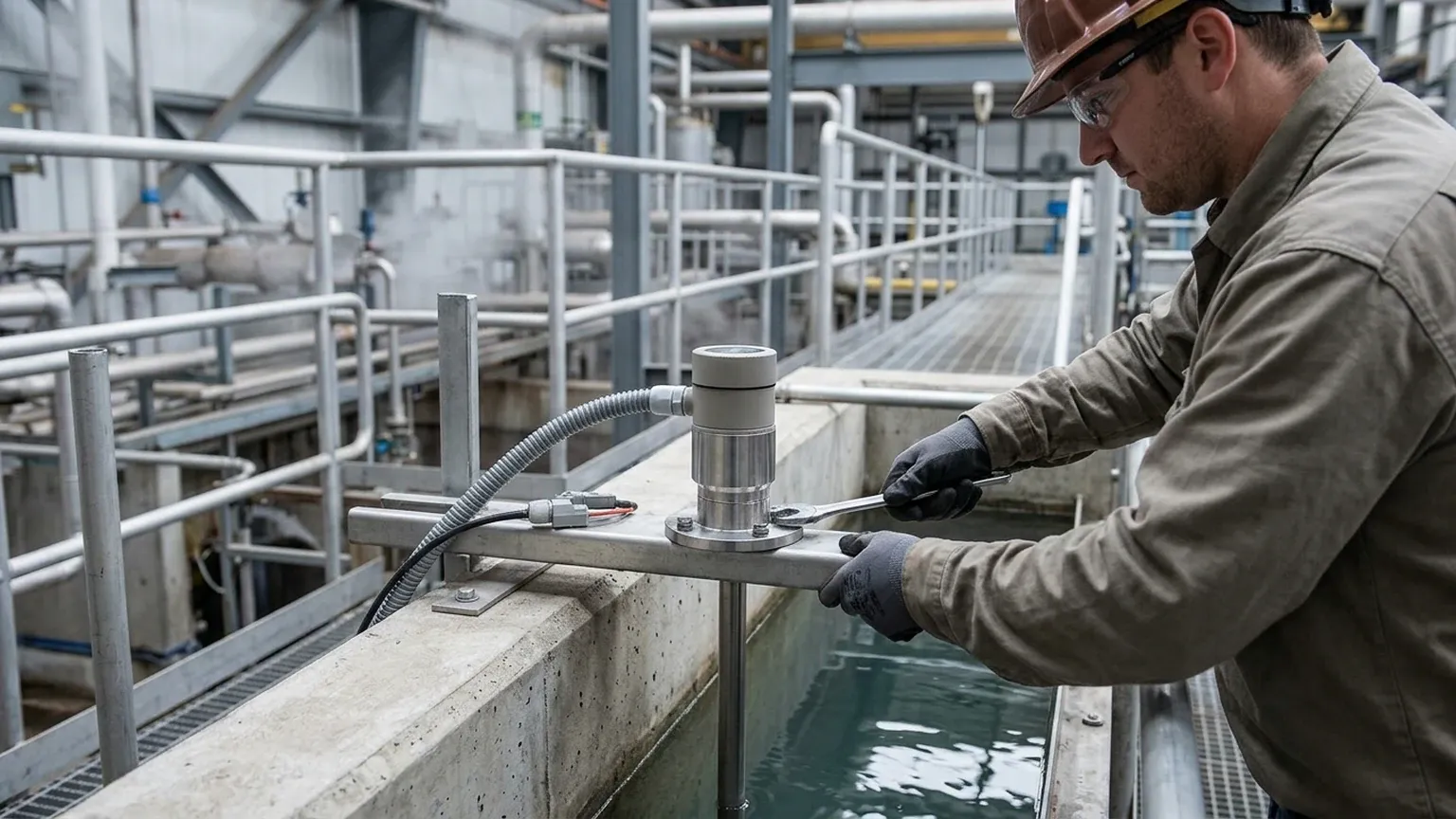 Ultrasonic Level Meter Installation Ultrasonic Level Meter Installation visual guide