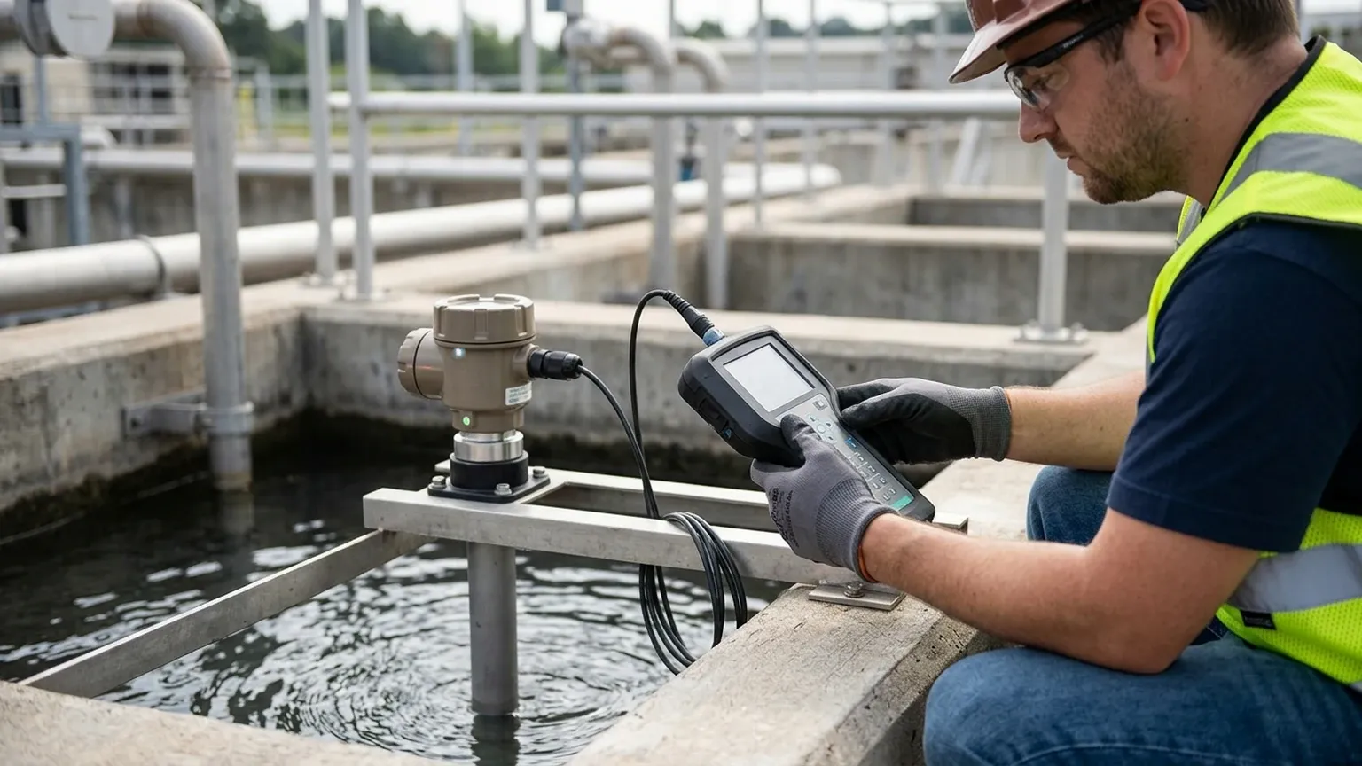 Ultrasonic Level Sensor Calibration visual guide