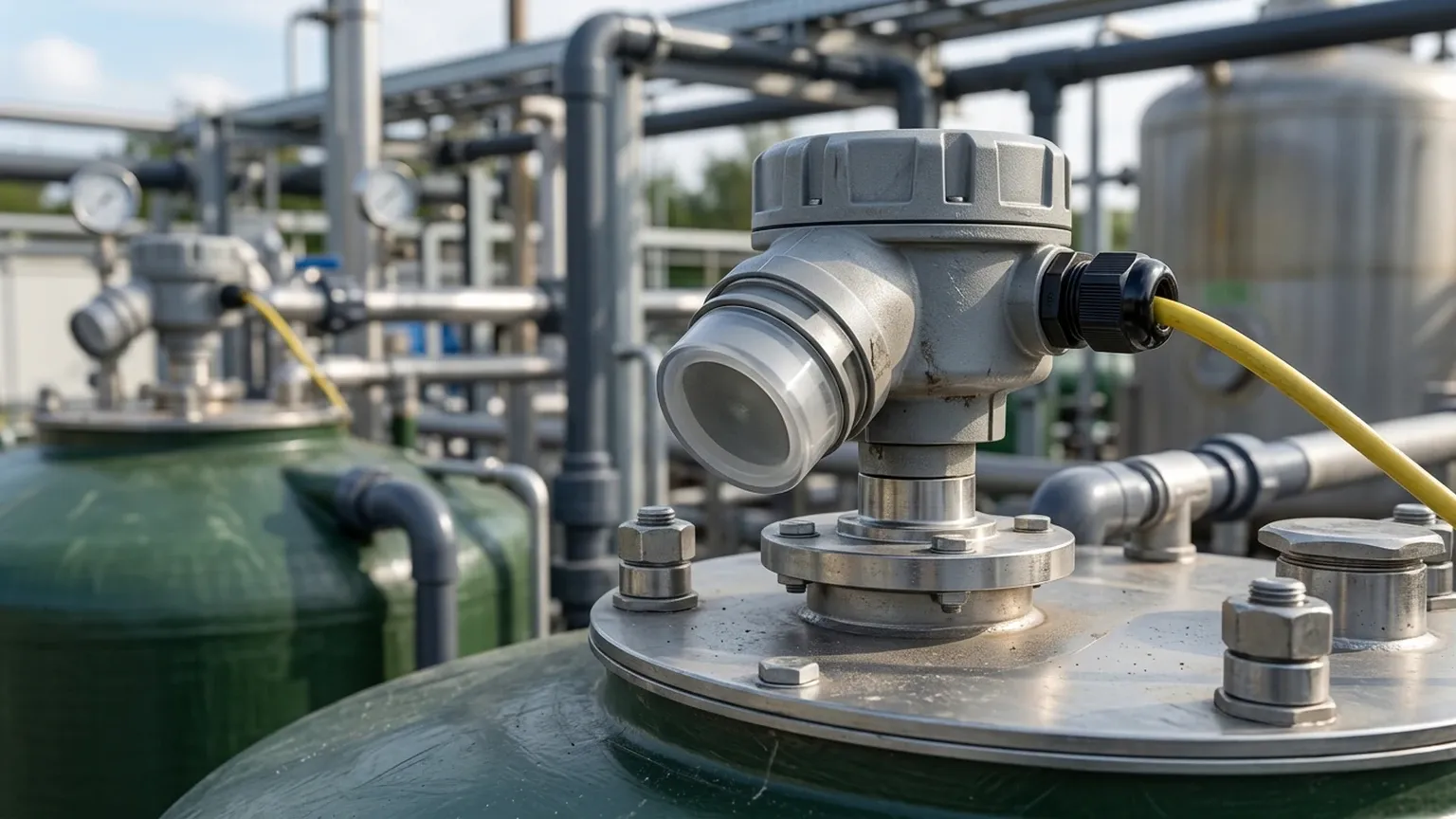 Ultrasonic Level Sensor Emerson visual guide