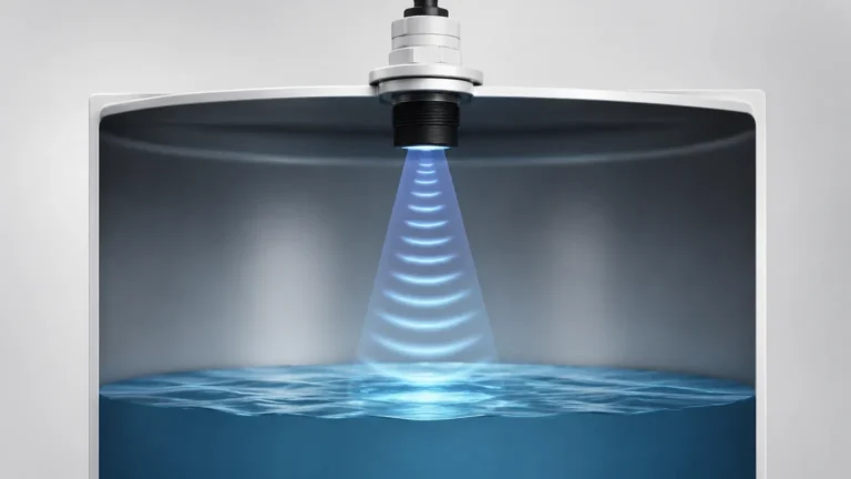Ultrasonic Level Sensor Principle visual guide