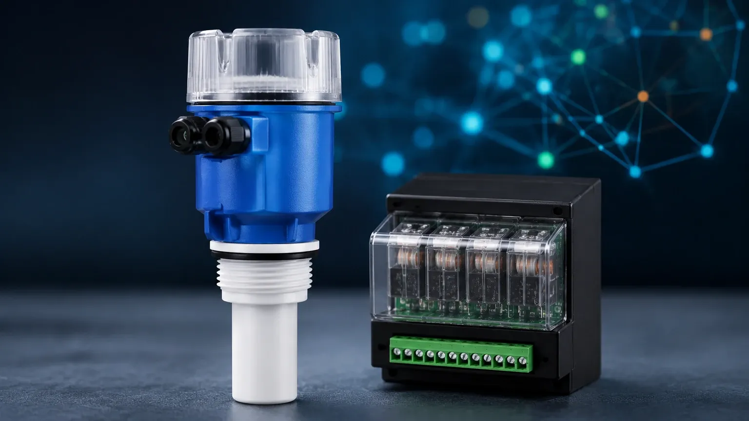 Ultrasonic Level Sensor Relay Output visual guide