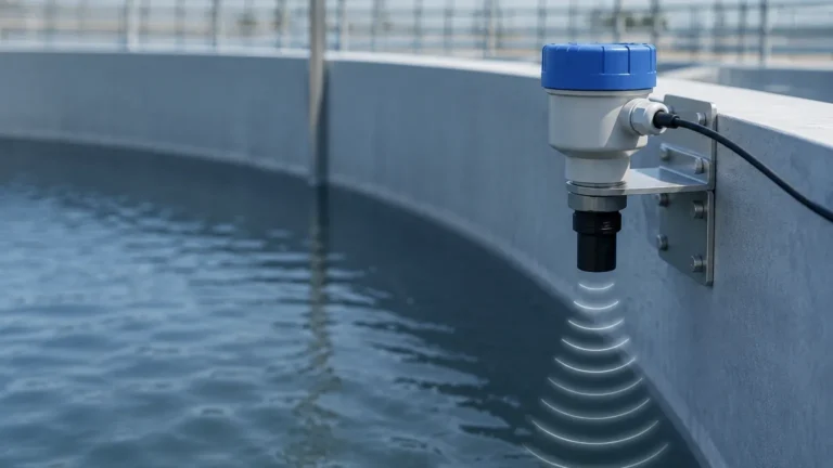 Ultrasonic Level Sensor Working Principle visual guide