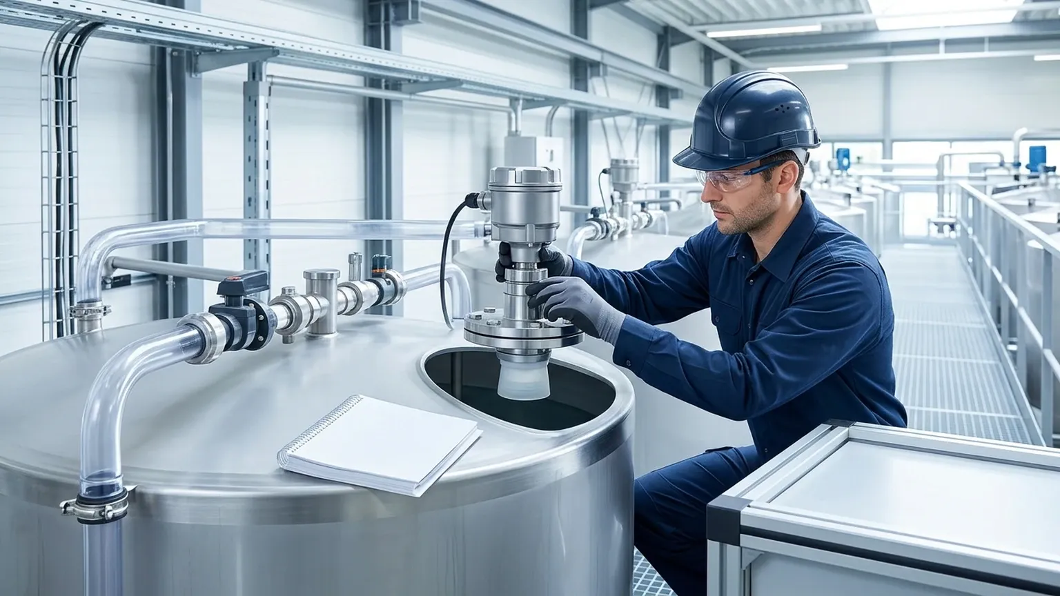Ultrasonic Liquid Level Meter Bedienungsanleitung Deutsch visual guide