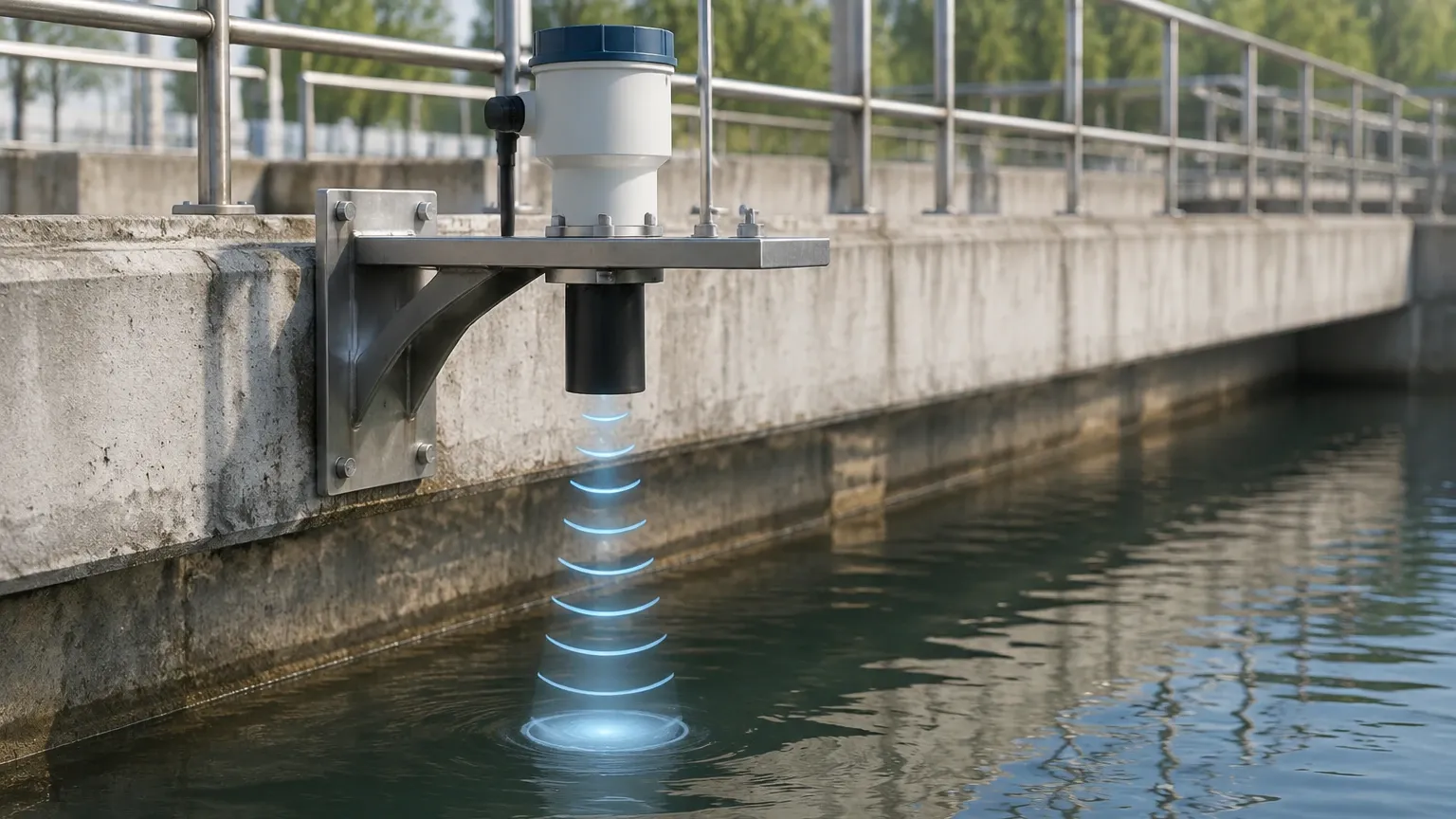Ultrasonic Water Level Measurement visual guide