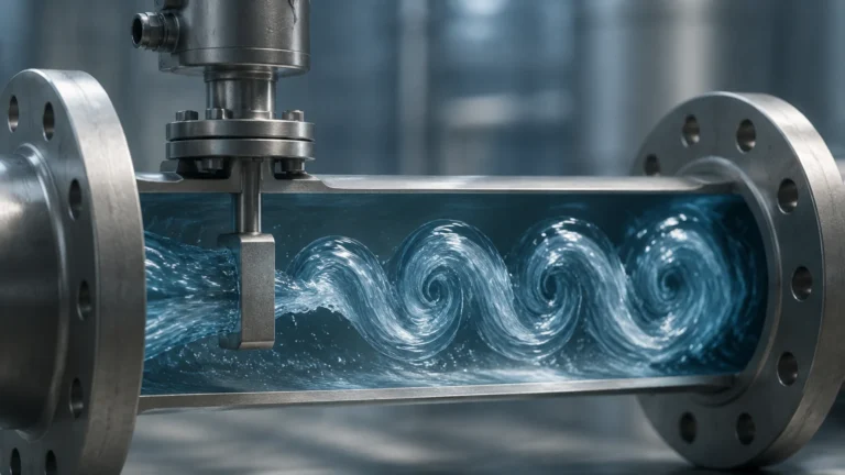 Vortex Shedding Flow Meter visual guide