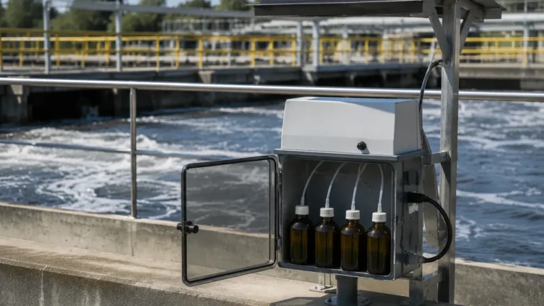 Wastewater Composite Sampler visual guide