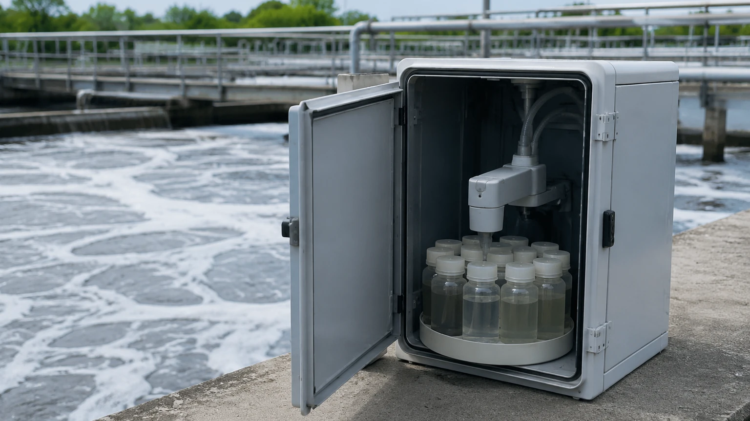 Wastewater Composite Samplers visual guide