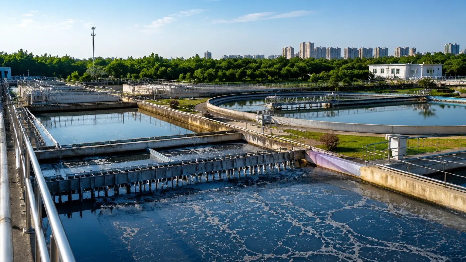 Wastewater Treatment Plant Water Monitoring visual guide