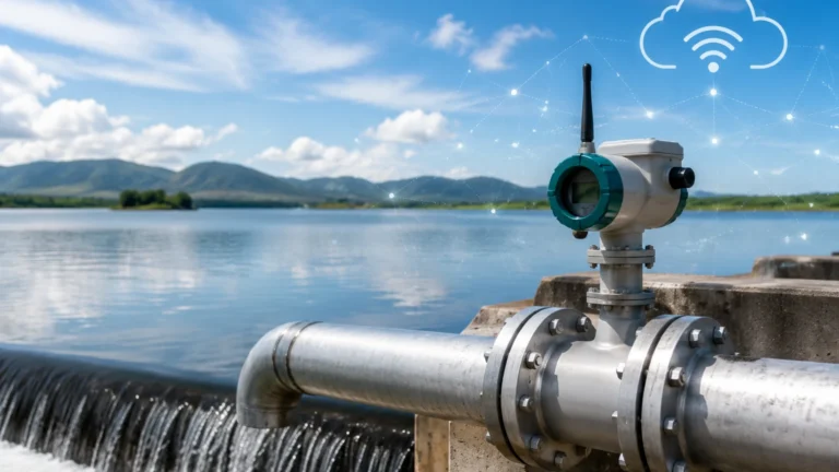 Water Flow Meter with Telemetry System visual guide