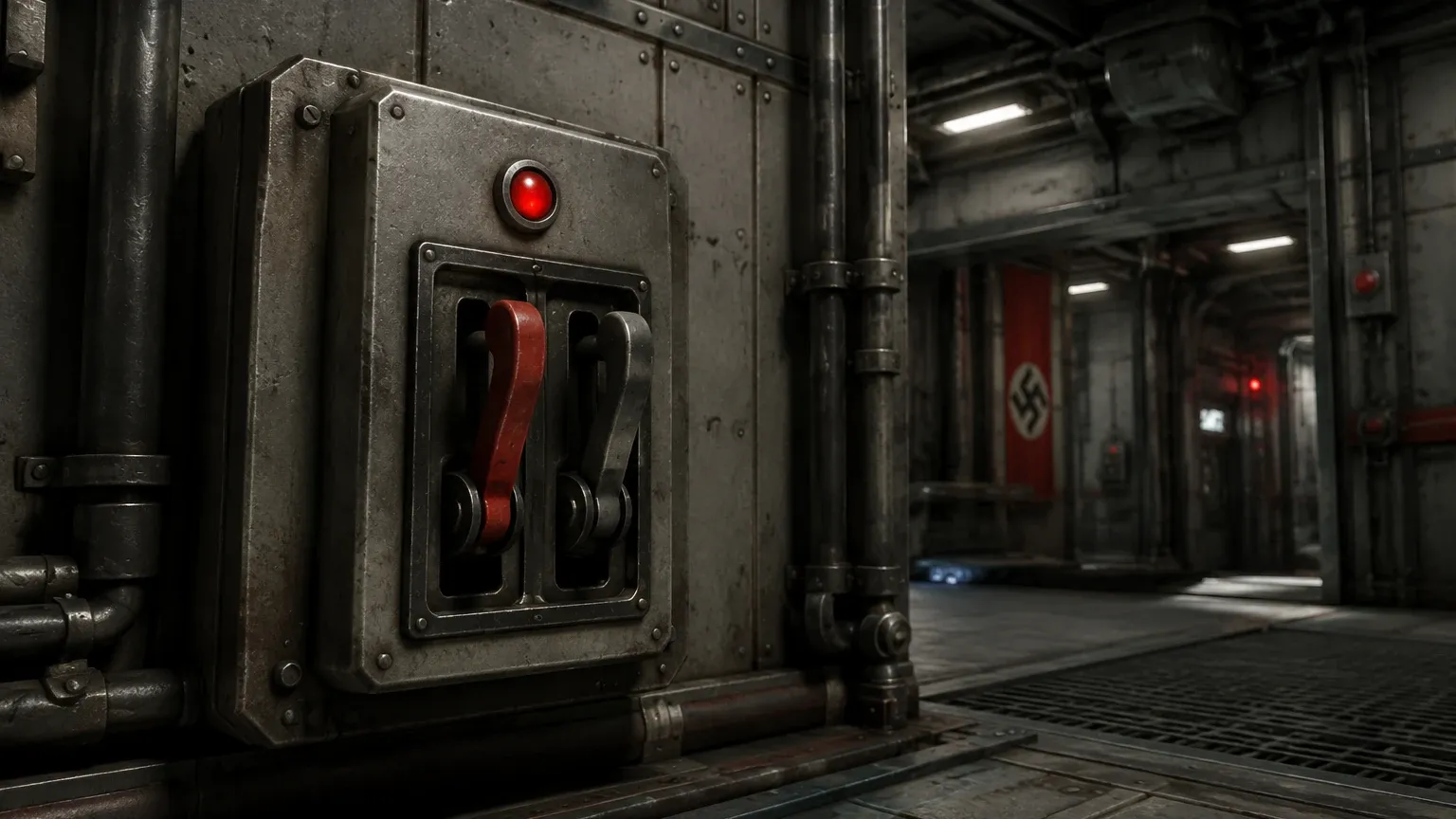 Wolfenstein First Level Switches visual guide