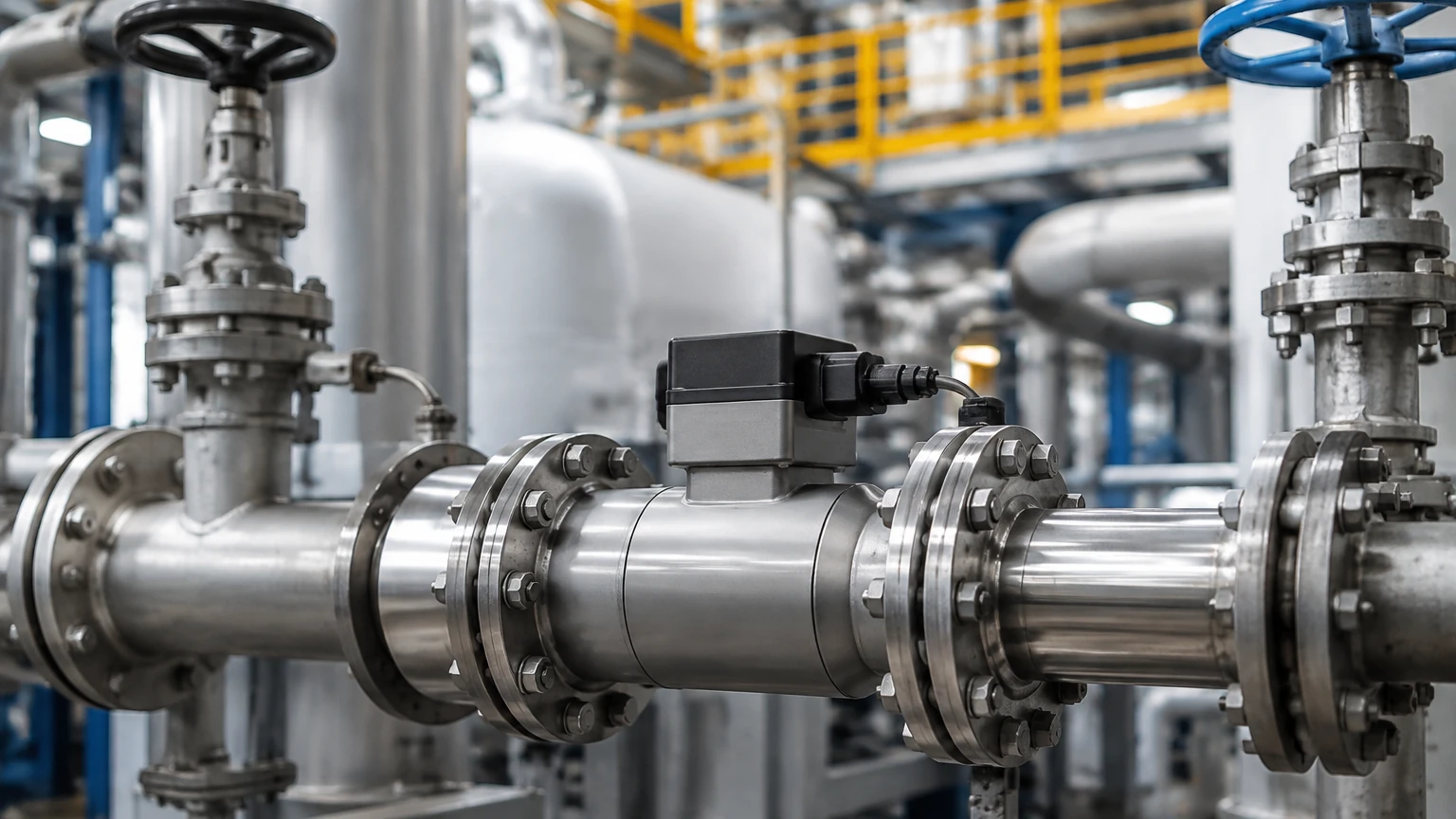 Blending System Flow Sensor visual guide
