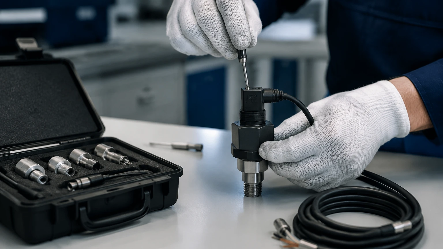 Calibrate Pressure Sensor Calibrate Pressure Sensor visual guide