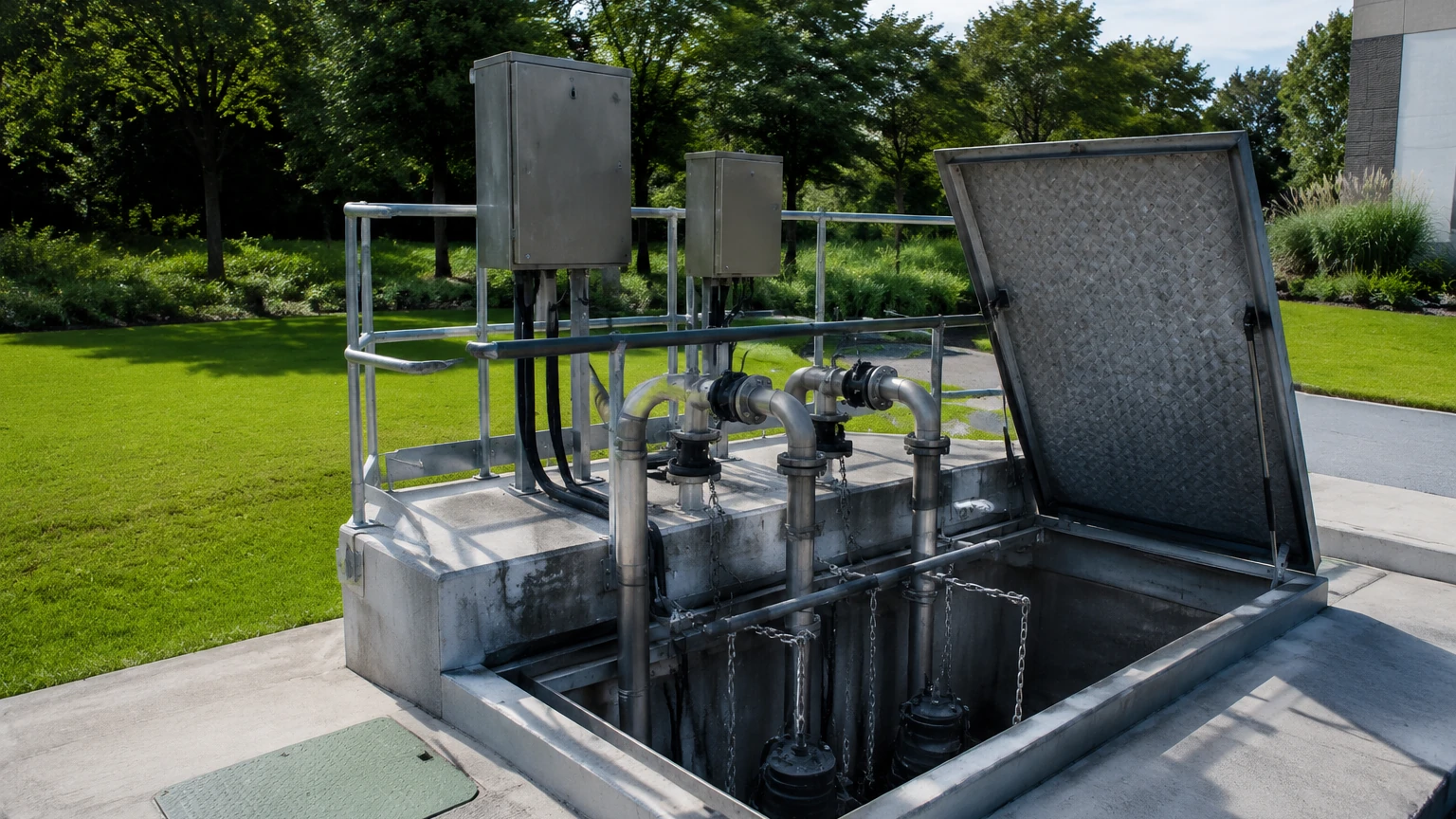 Commercial Sewage Lift Station Commercial Sewage Lift Station visual guide
