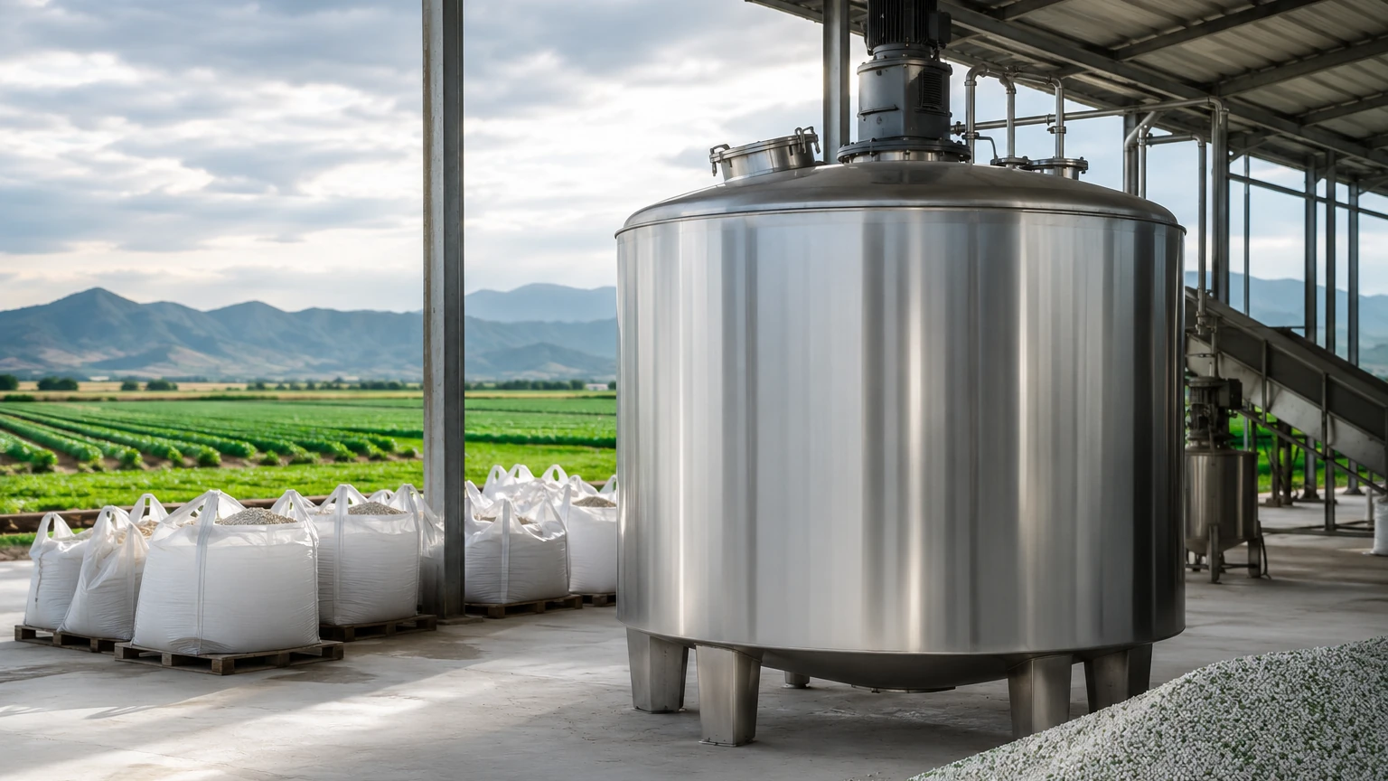 Fertilizer Mixing Tank visual guide