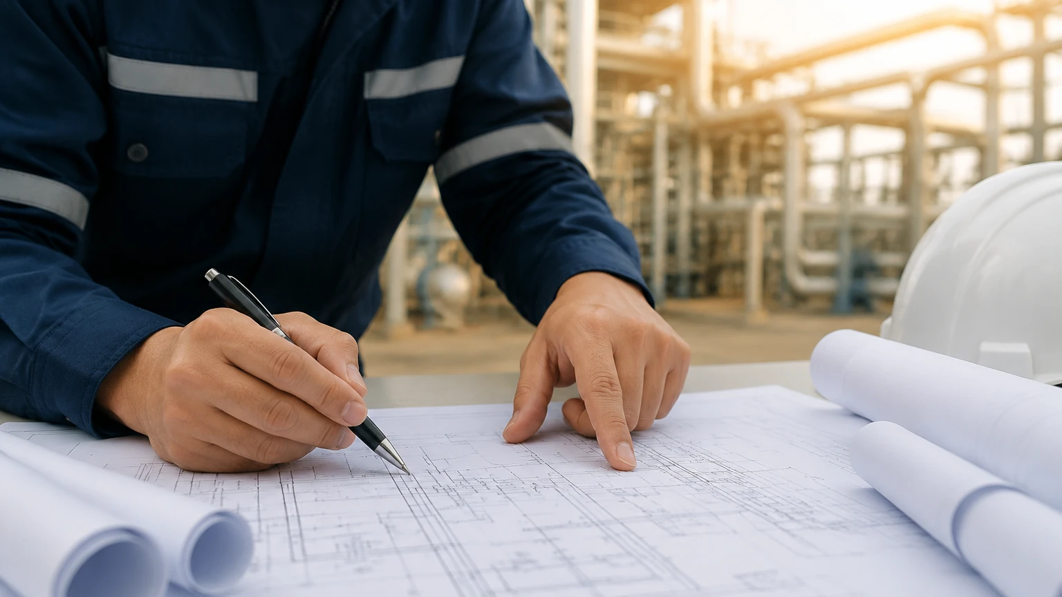 Flow Line Construction Flow Line Construction visual guide