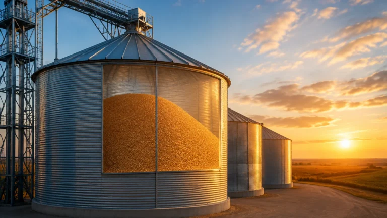 Grain Bin Level Indicator visual guide