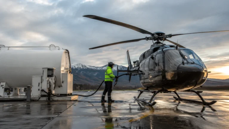 Helicopter Refueling Station visual guide