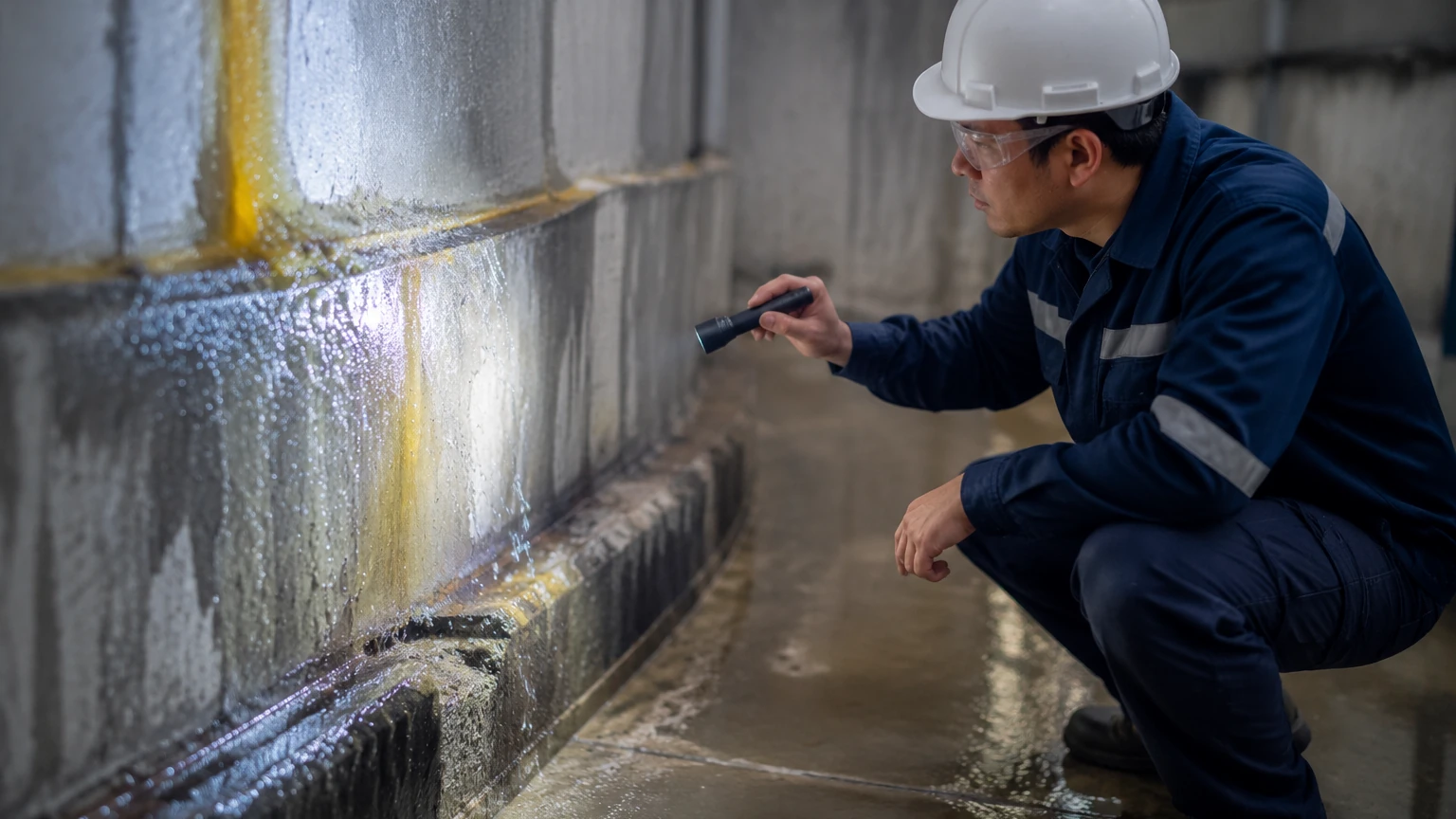 Interstitial Leak Detection visual guide