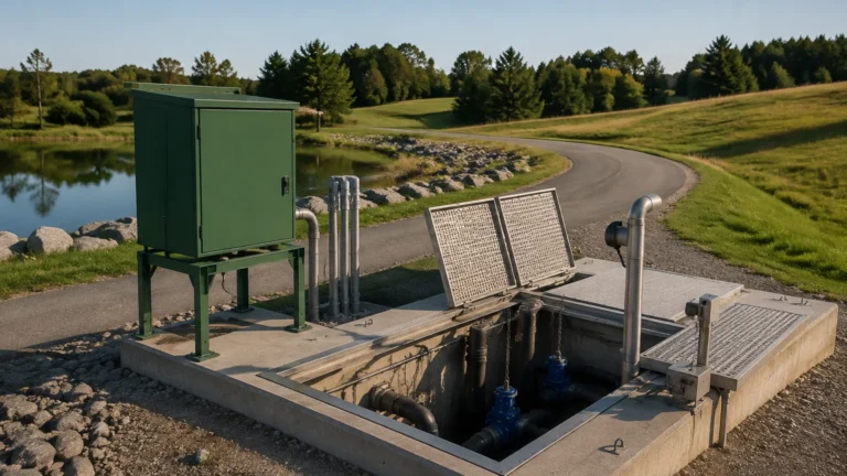 Lift Station for Sewer visual guide