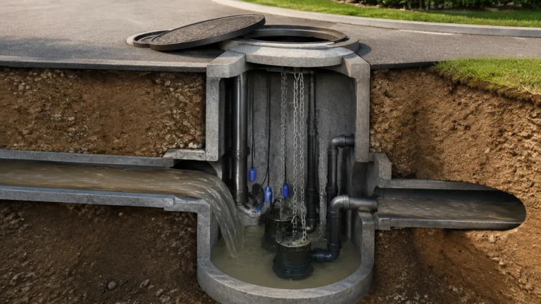Lift Station Sewage visual guide